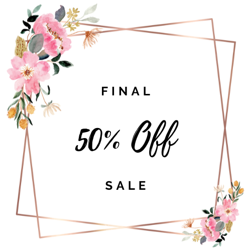 Final Sale 50% Off