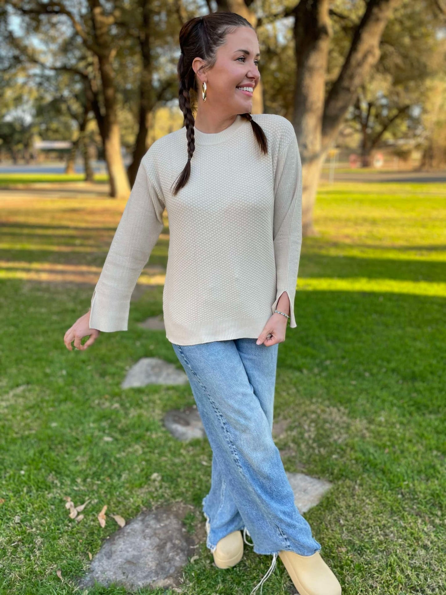 PREORDER: Skimming The Surface Sweater in Four Colors